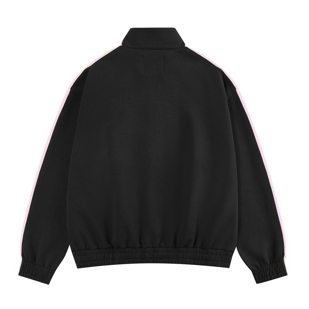 Unknown Pink Stripe Track Top