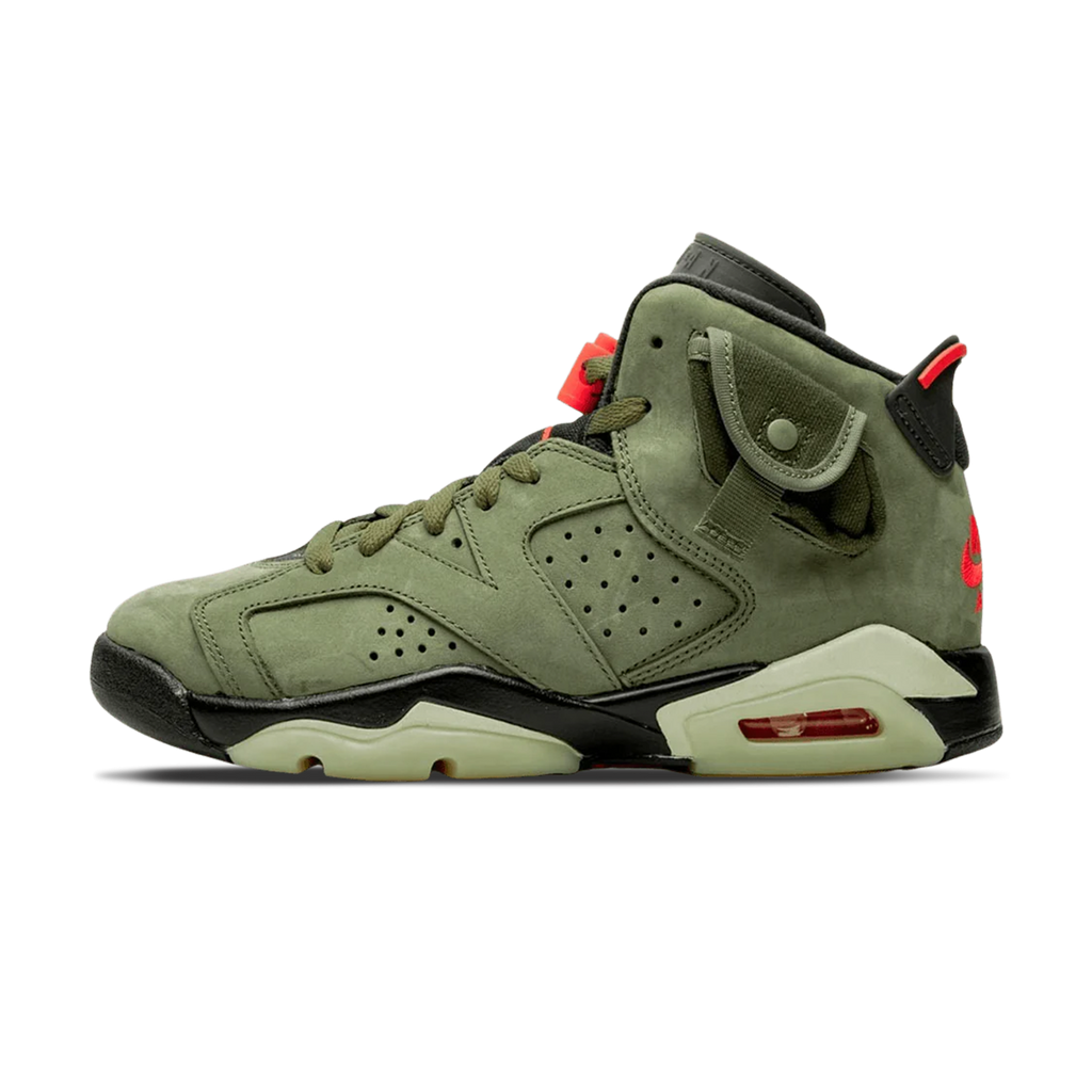 Travis Scott x Air Jordan 6 Retro GS 'Olive'