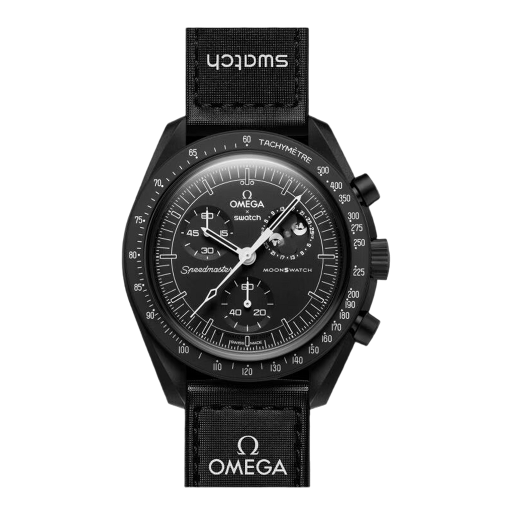 Swatch x Omega Mission To Moonphase MoonSwatch 'Snoopy-Black'