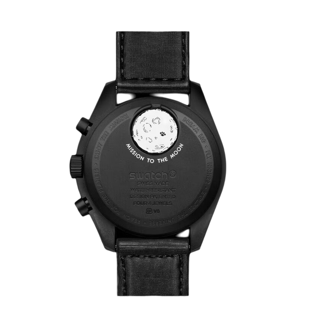 Swatch x Omega Mission To Moonphase MoonSwatch 'Snoopy-Black'
