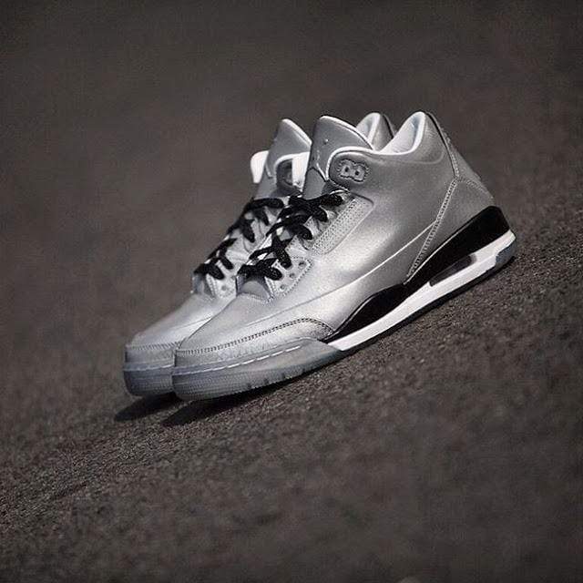 Air Jordan 3 '5Lab3' Reflect Silver - Kick Game