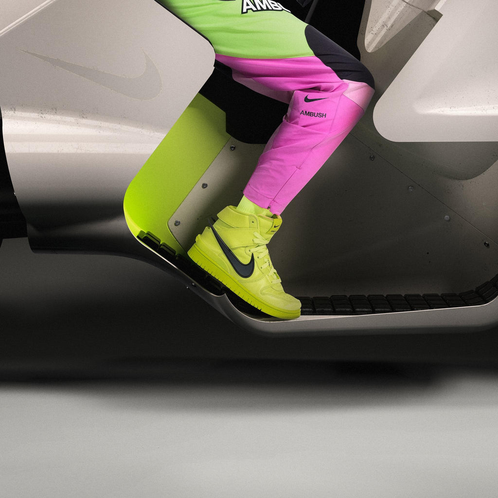 AMBUSH x Nike Dunk High 'Flash Lime' - Kick Game