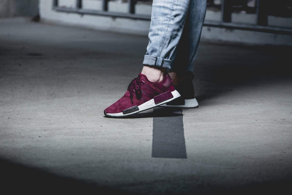 Adidas NMD_R1 Runner Suede W Maroon - Kick Game