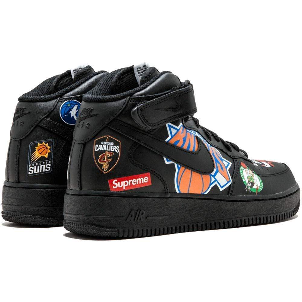 Supreme x NBA x Air Force 1 Mid 07 'Black' - Kick Game