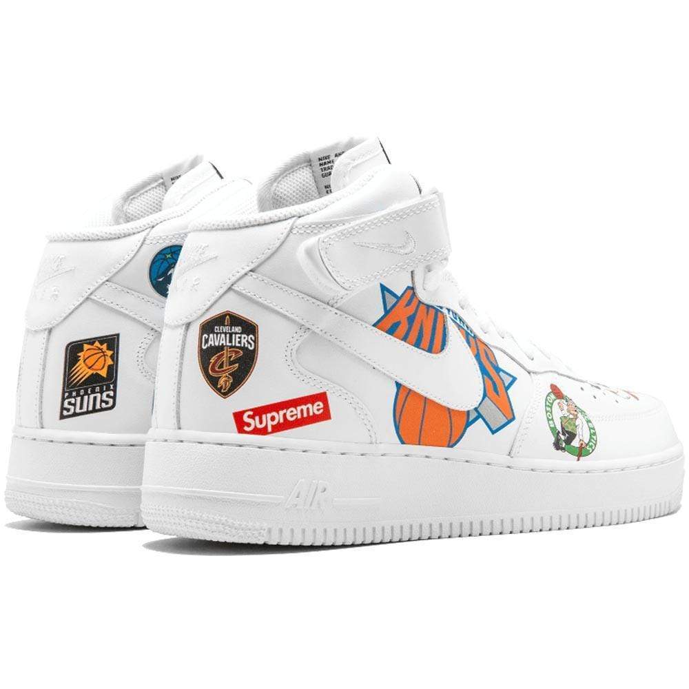 Supreme x NBA x Air Force 1 Mid 07 'White' - Kick Game