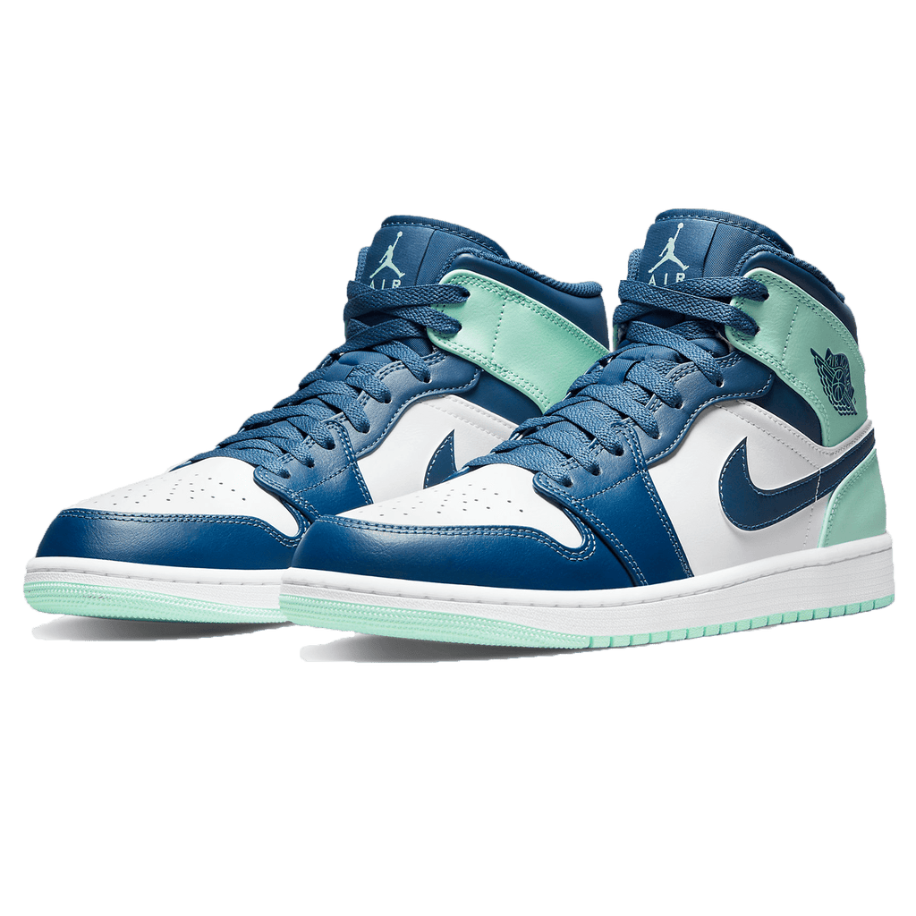 Air Jordan 1 Mid 'Blue Mint' - Kick Game