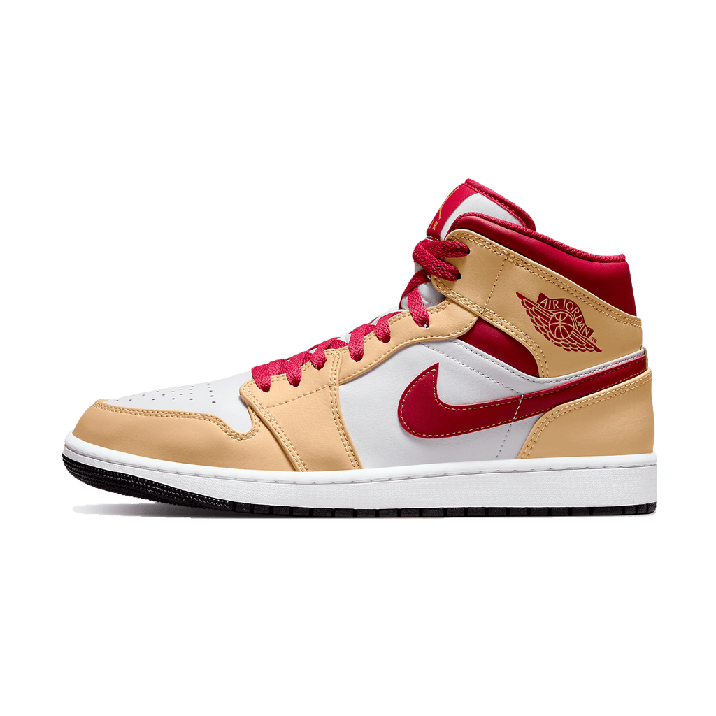 Air Jordan 1 Mid GS 'White Onyx Light Curry' - Kick Game