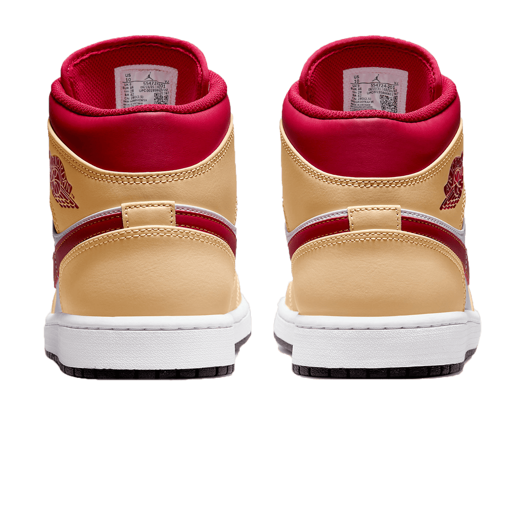 Air Jordan 1 Mid GS 'White Onyx Light Curry' - Kick Game