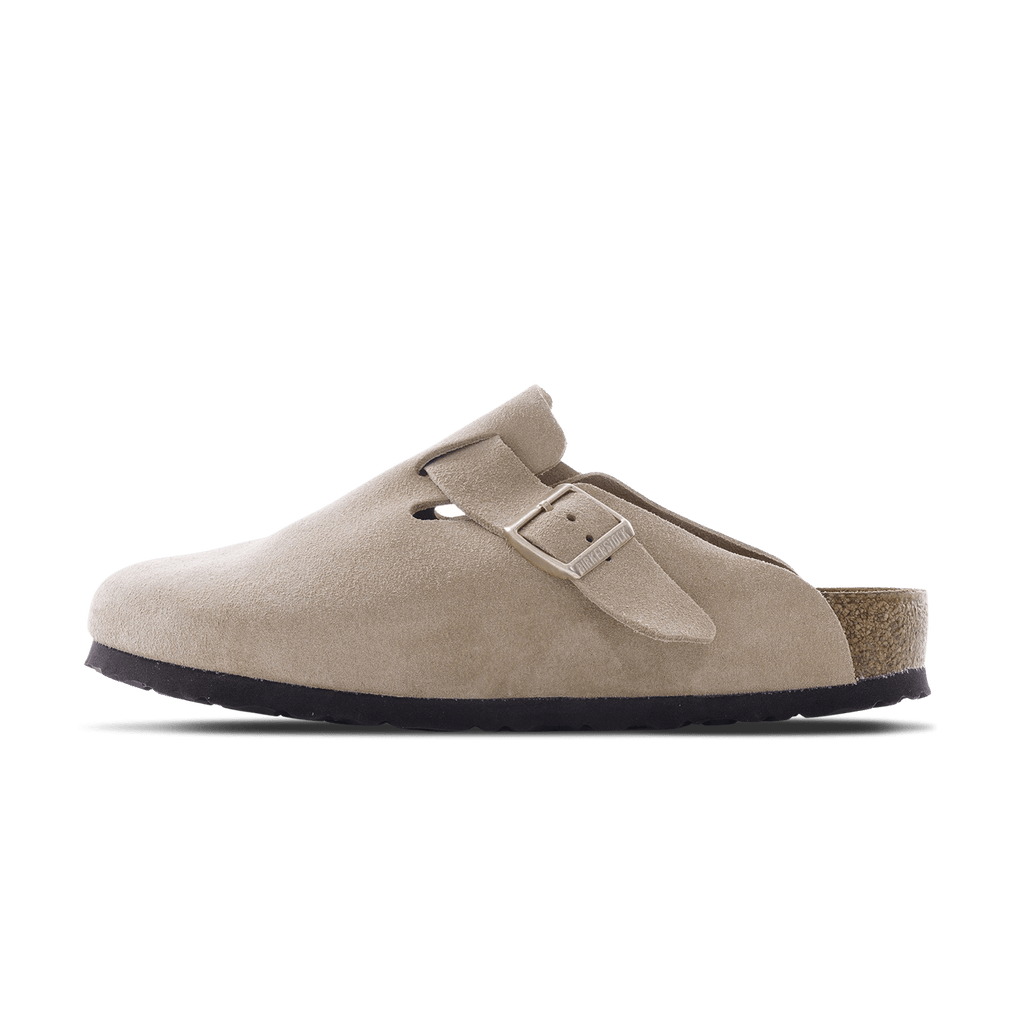 Birkenstock Boston Soft Footbed 'Suede Taupe' - Kick Game