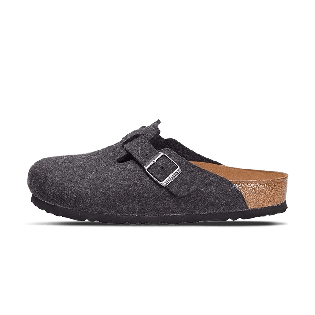 Birkenstock Boston Wool Felt 'Anthracite' - Kick Game