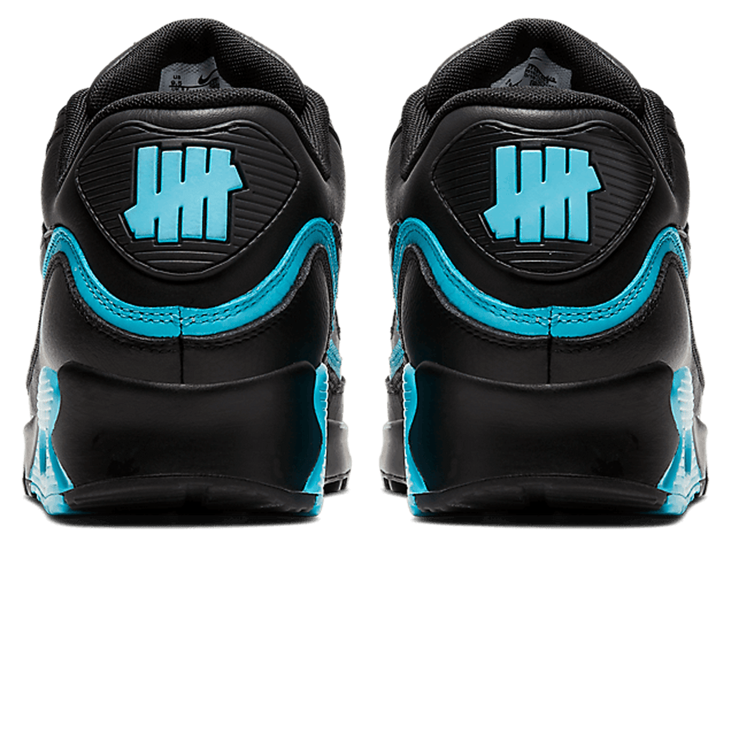 Undefeated x Nike Air Max 90 'Black Blue Fury' - Kick Game