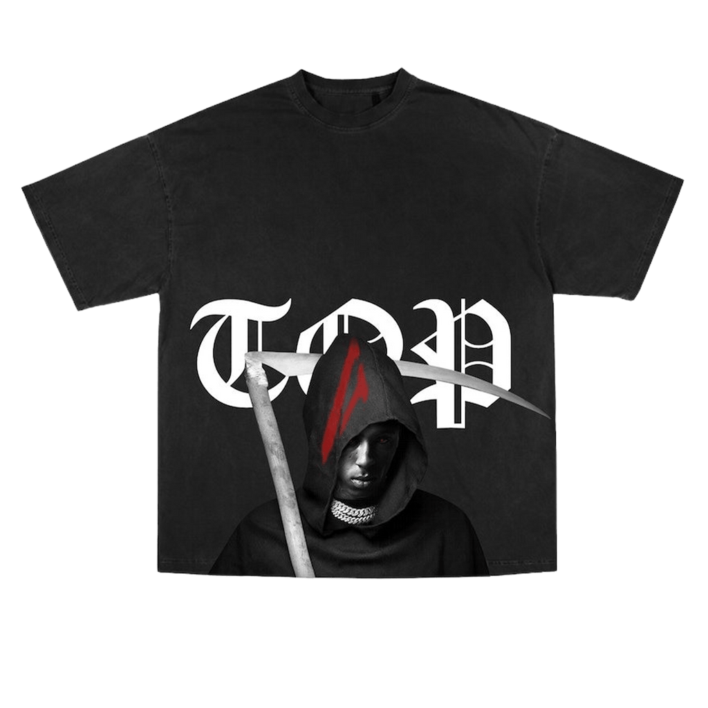 Vlone x NBA YoungBoy Murder Business Tee 'Black' - Kick Game