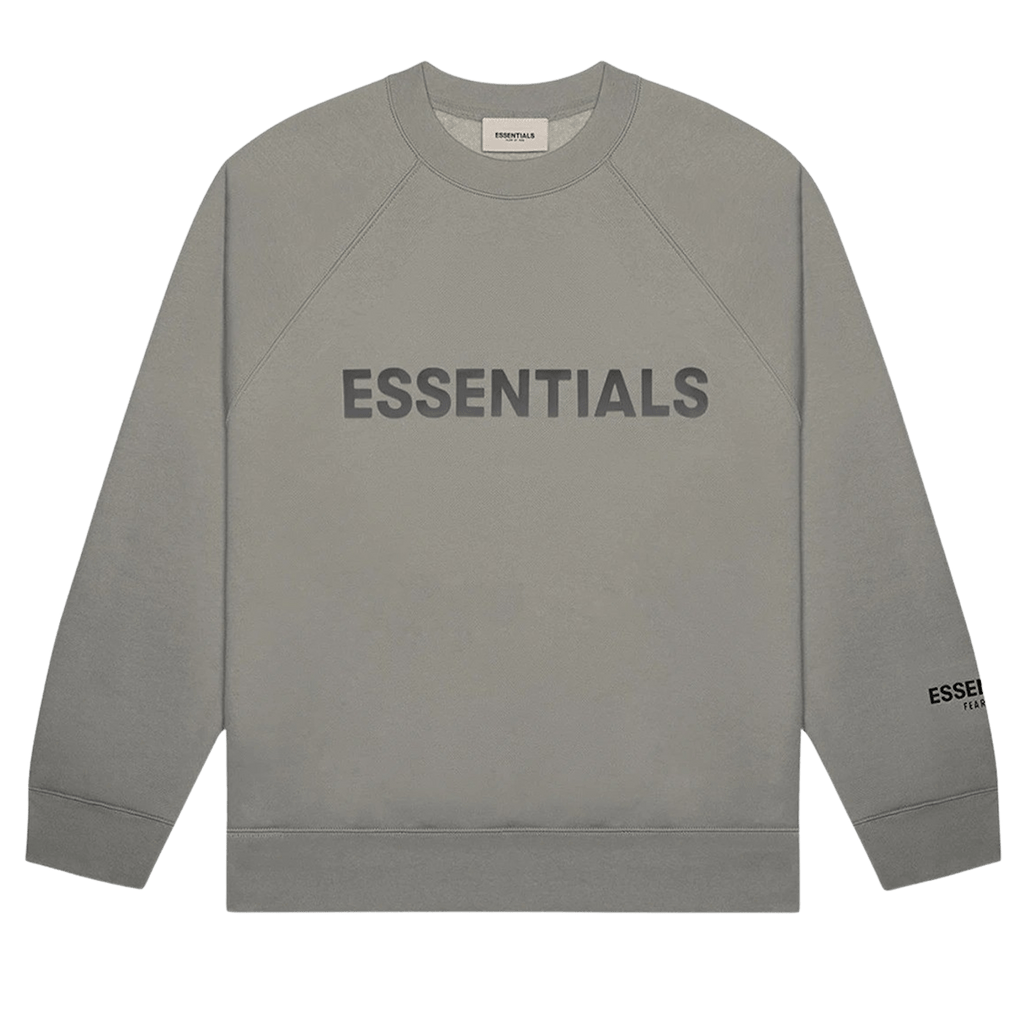 Fear of God Essentials Crewneck Sweatshirt 'Cement' - Kick Game