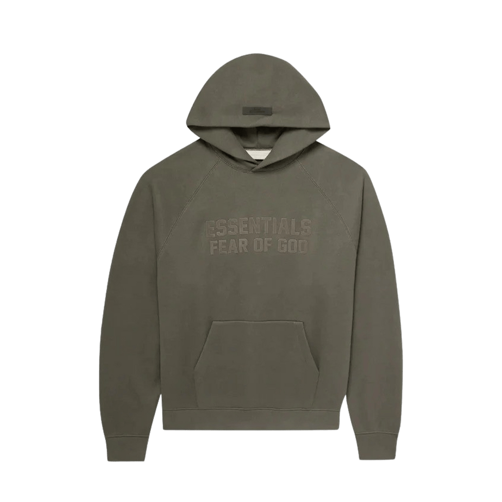 Fear of God Essentials Hoodie 'Dark Green' - Kick Game