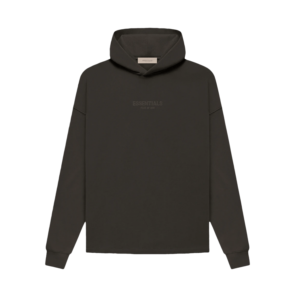 Fear of God Essentials Relaxed Hoodie Off Black - Kick Game