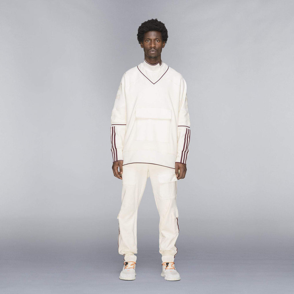 adidas Ivy Park Cargo Sweatpants Ecru Tint/Maroon - Kick Game