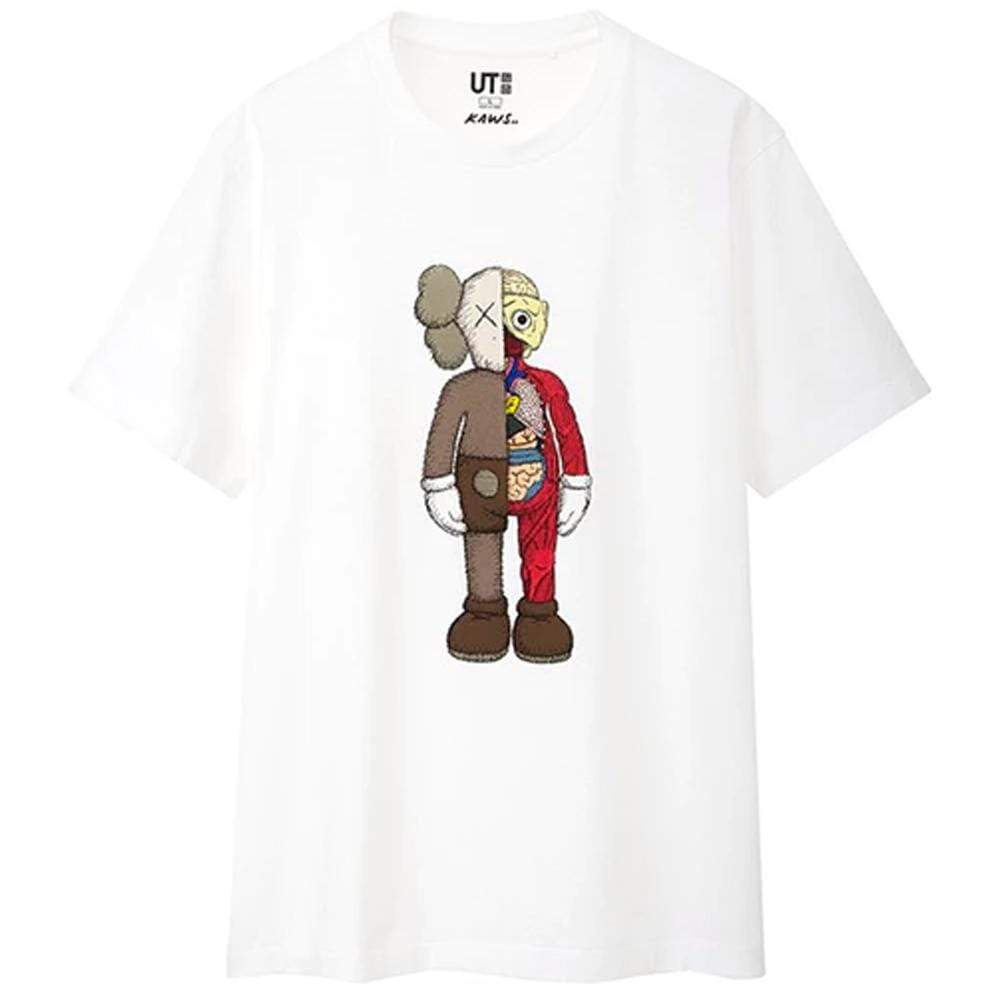 KAWS x Uniqlo Flayed Tee White - Kick Game