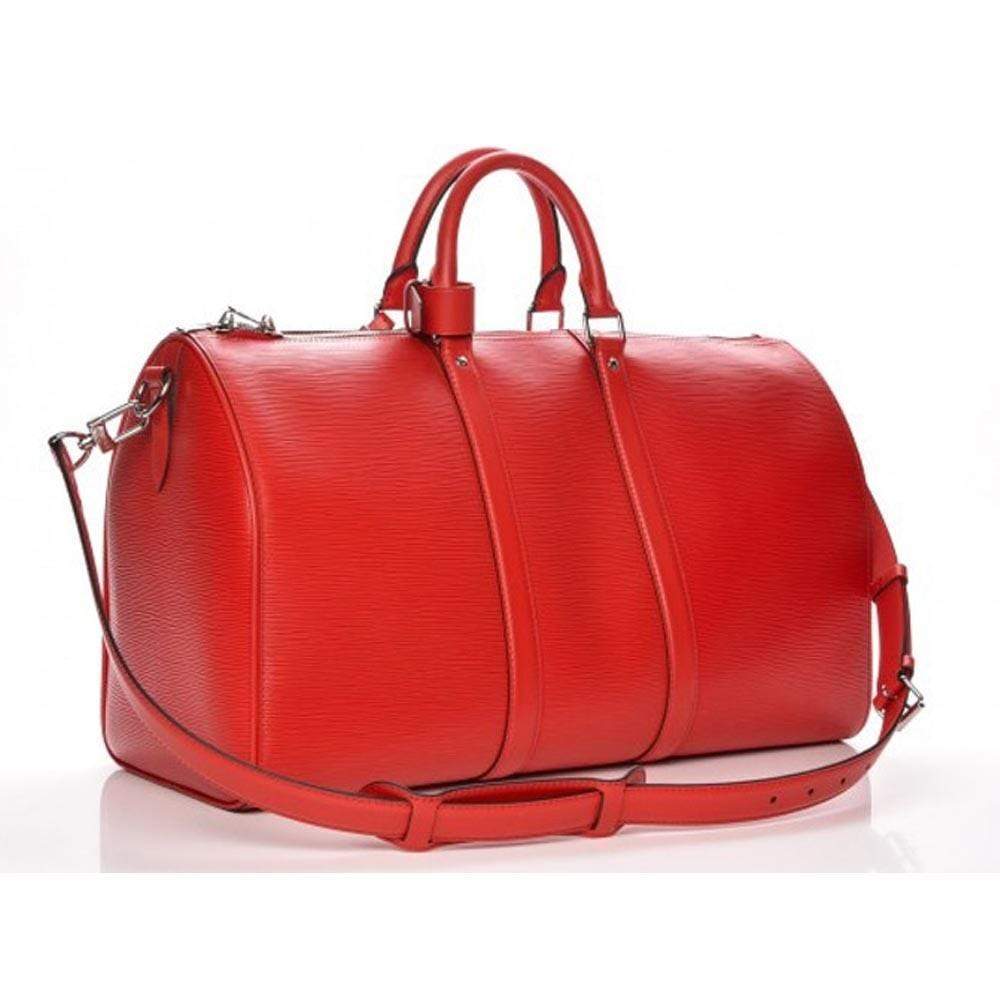 Louis Vuitton x Supreme Keepall Bandouliere Epi 45 Red - Kick Game