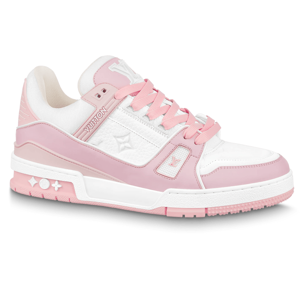 Louis Vuitton Trainer Low White Rose - Kick Game
