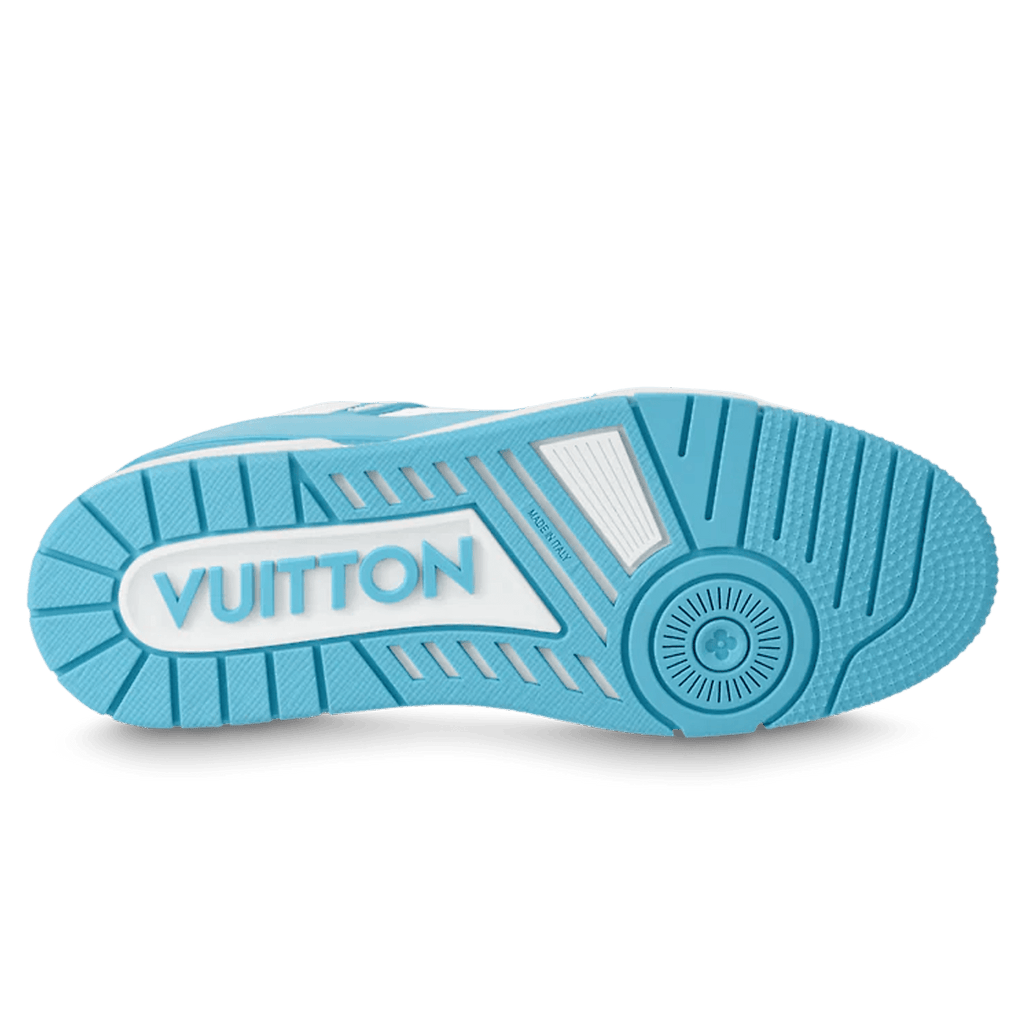 Louis Vuitton Trainer Low White Sky Blue - Kick Game