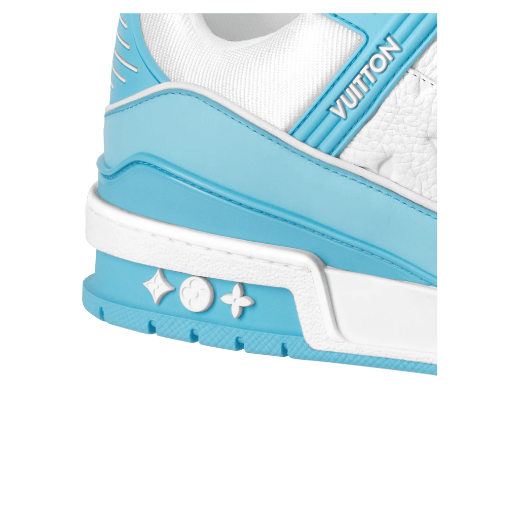 Louis Vuitton Trainer Low White Sky Blue - Kick Game