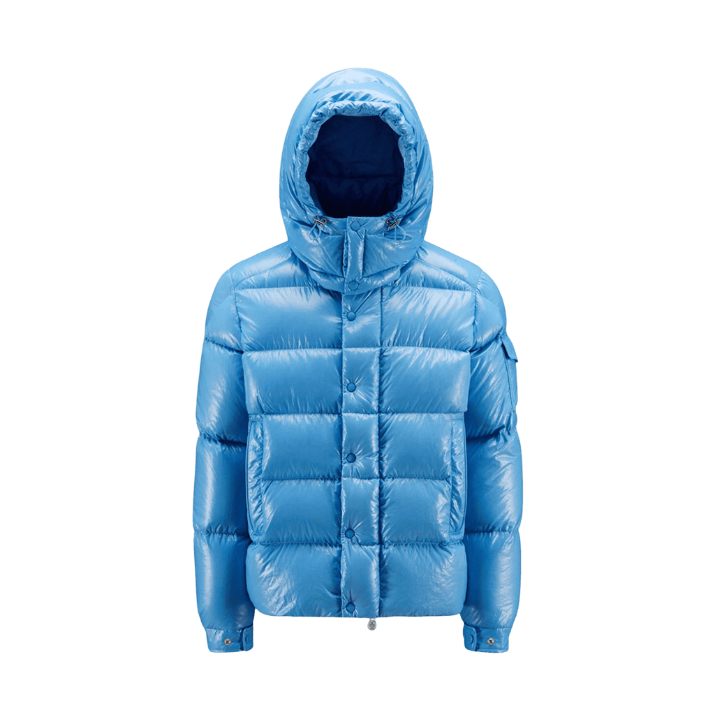 Moncler Maya 70th Anniversary Special Edition Short Down Jacket 'Sky Blue' - Kick Game