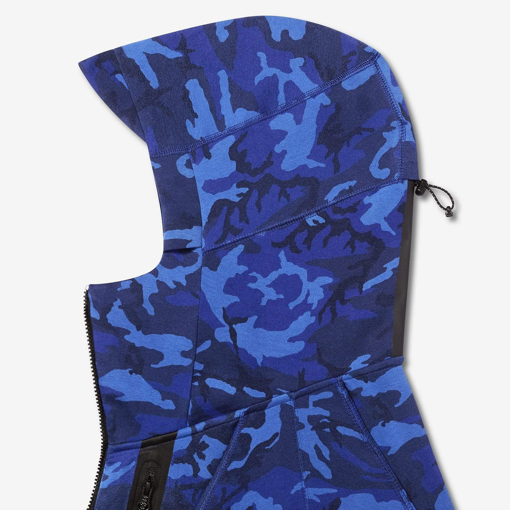 NIKE TECH FLEECE MEN'S HOODIE - BLUE CAMO - Kick Game