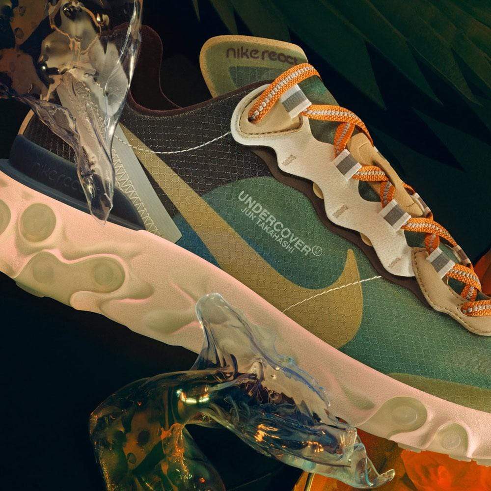 Undercover x Nike React Element 87 Green Black - Kick Game