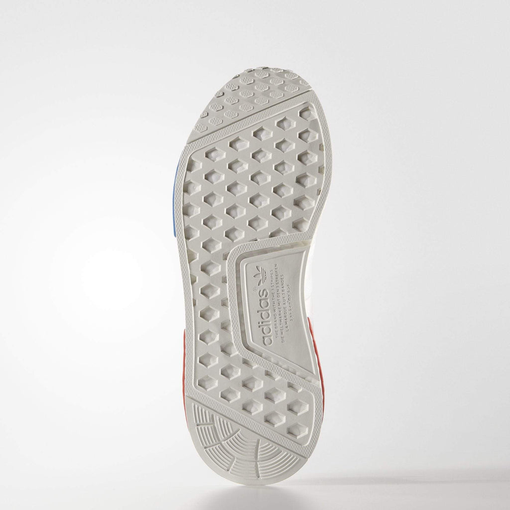 Adidas NMD_R1 Primeknit Vintage White-Lush Red - Kick Game