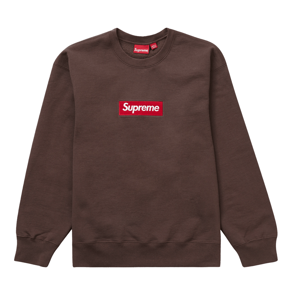 Supreme Box Logo Crewneck 'Brown' (FW22) - Kick Game