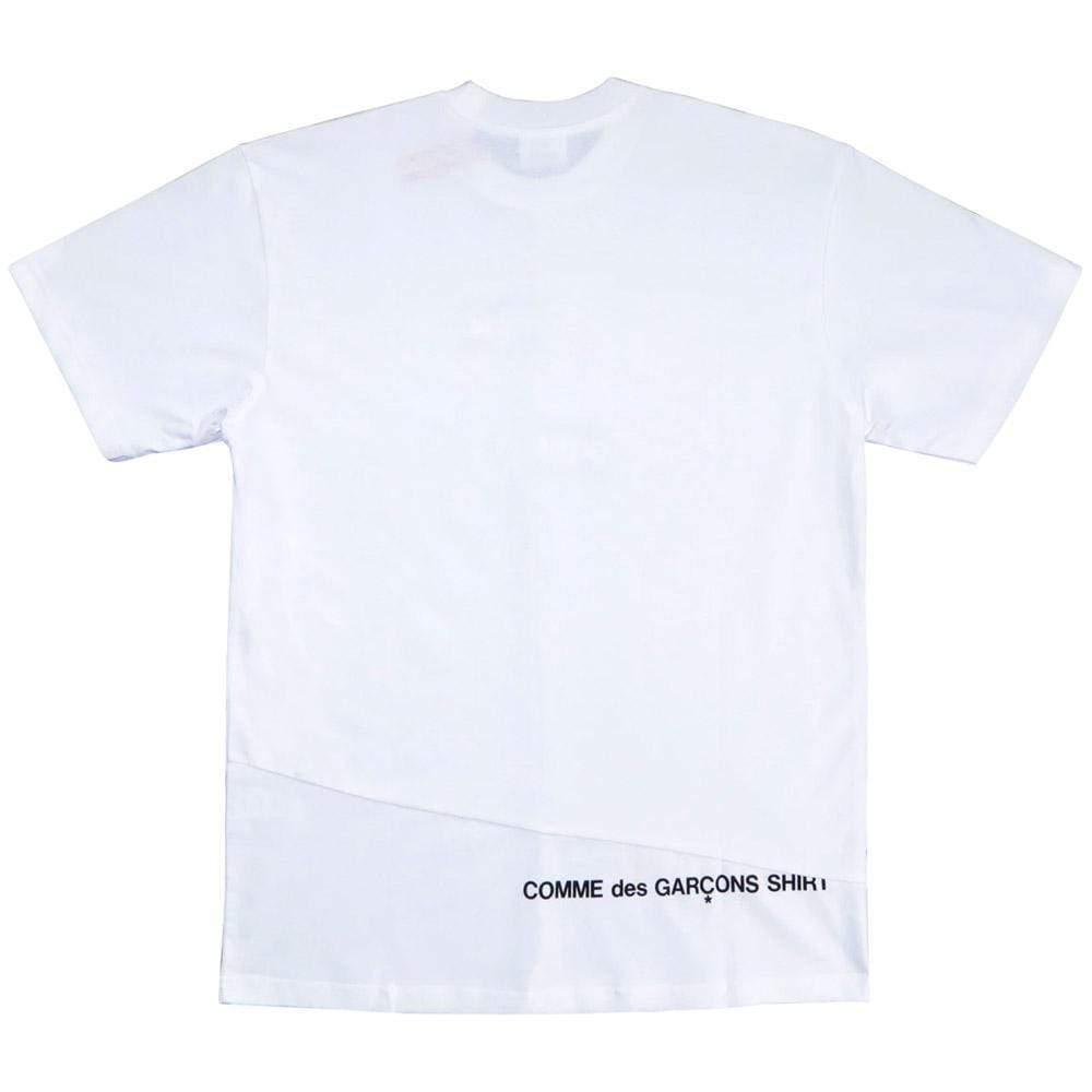 Supreme Comme des Garcons SHIRT Split Box Logo Tee White - Kick Game