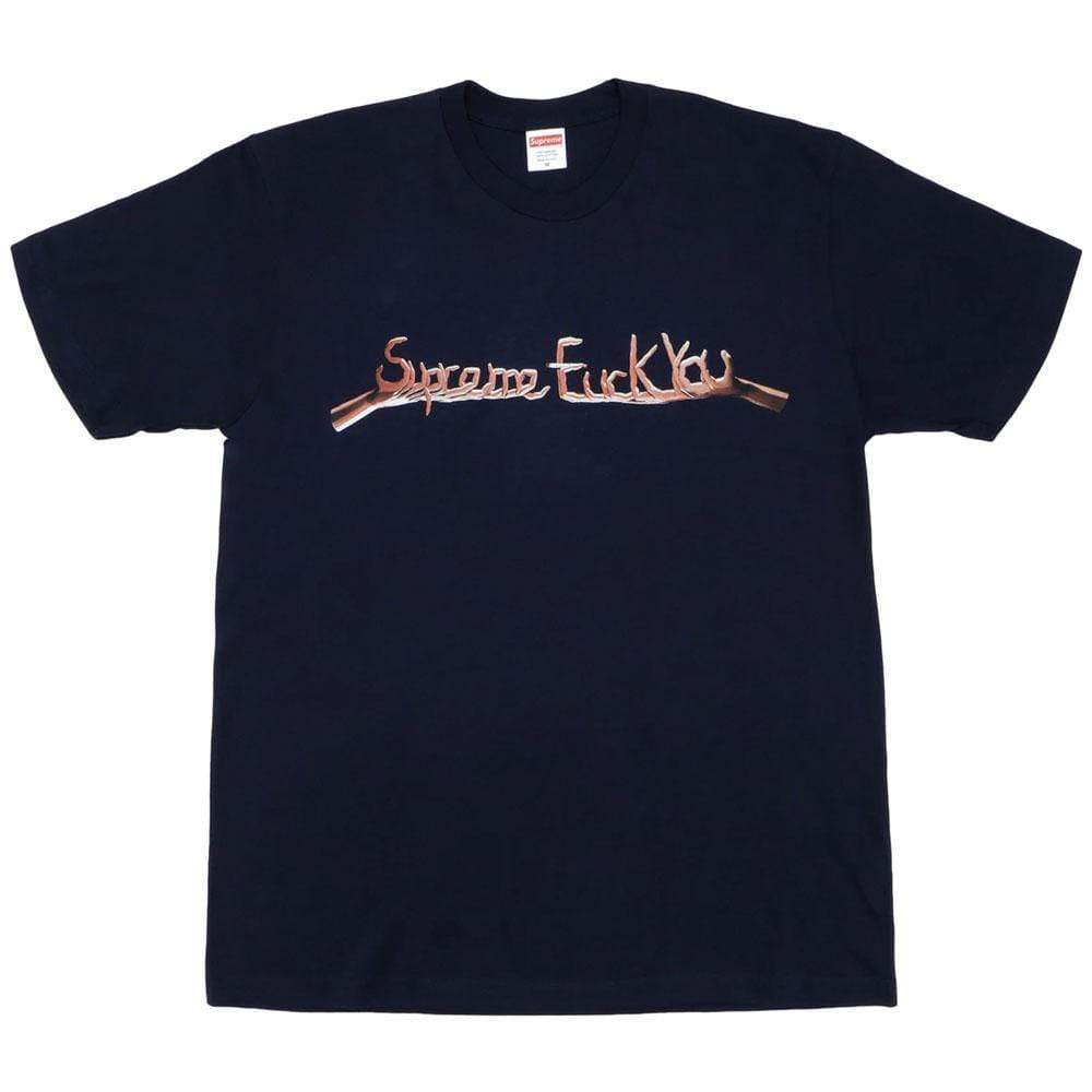 Supreme Fuck You Tee Navy - Kick Game