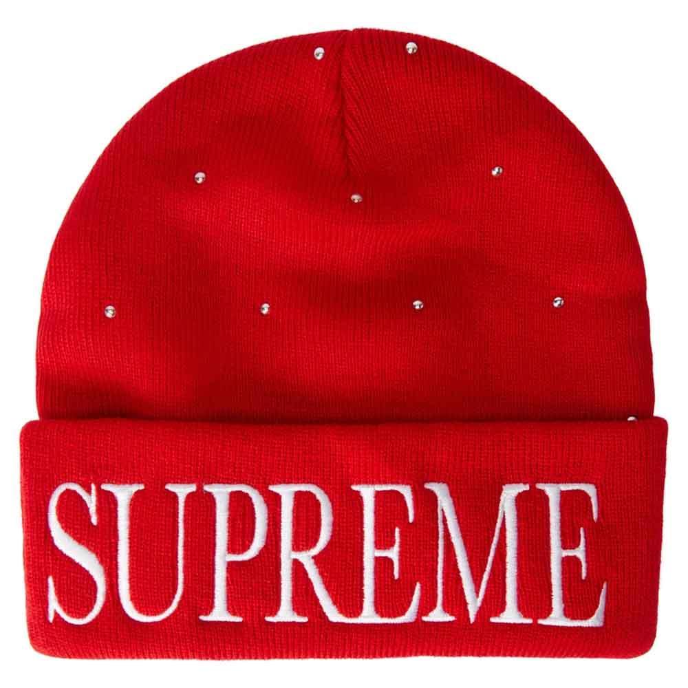 Supreme Studded Beanie Red - Kick Game
