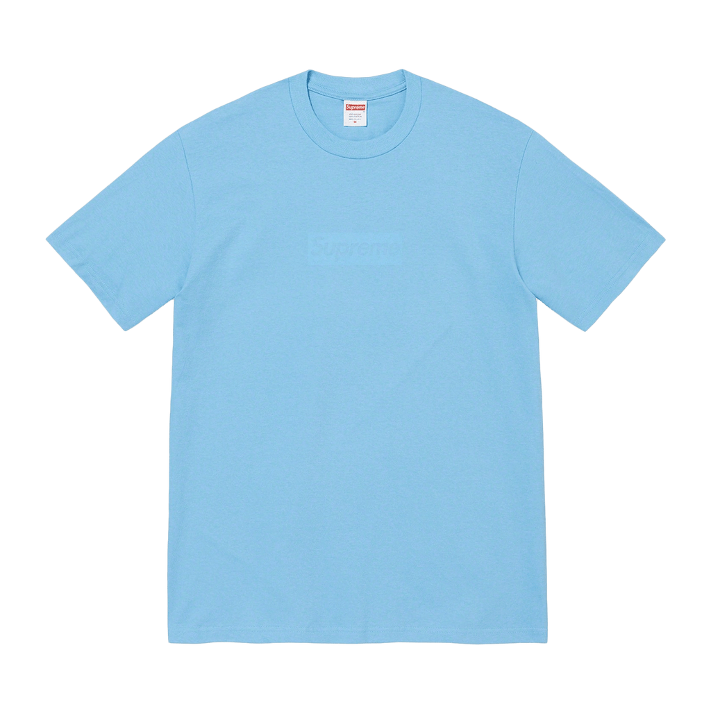 Supreme Tonal box Logo Tee 'Bright Blue' - Kick Game