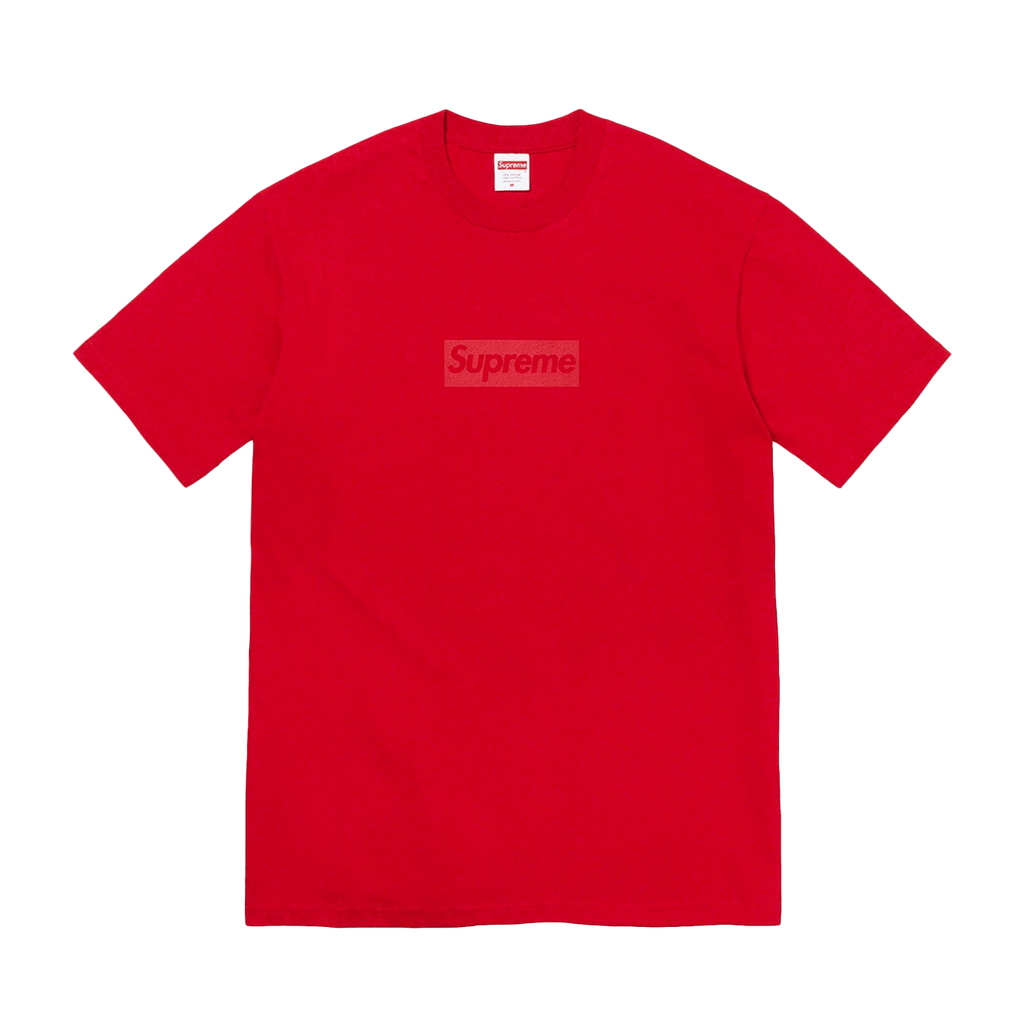 Supreme Tonal box Logo Tee 'Red' - Kick Game