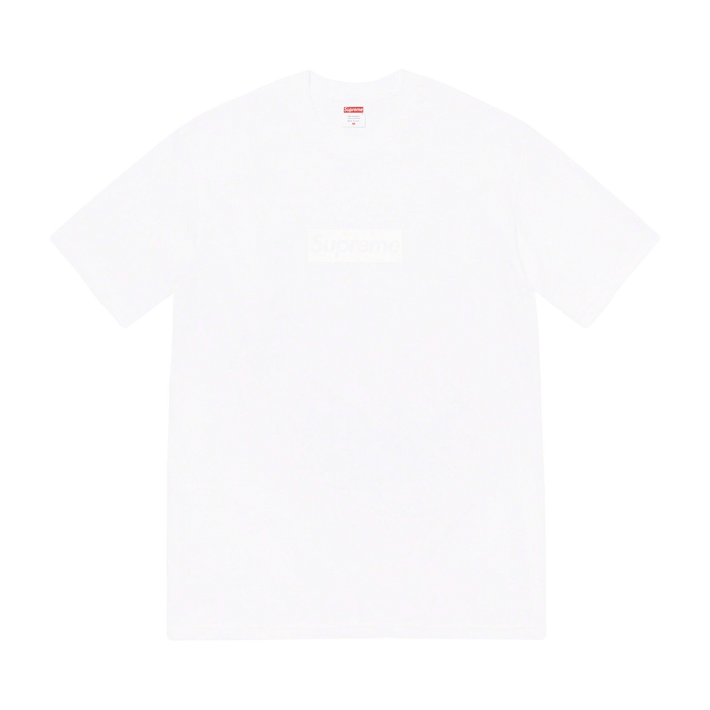 Supreme Tonal box Logo Tee 'White' - Kick Game