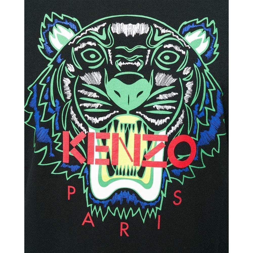 Kenzo Tiger Print T-Shirt Black - Kick Game