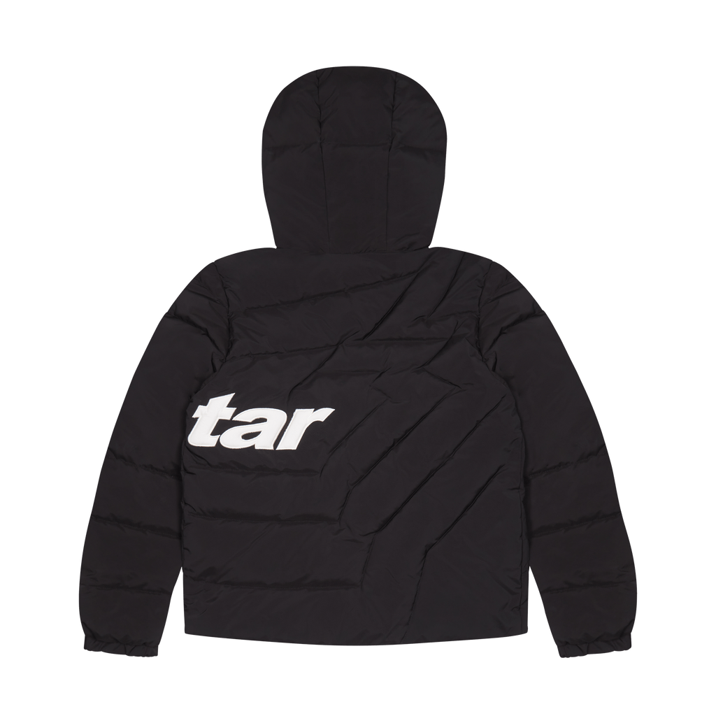 Trapstar Hyperdrive Hooded Puff Puffer - Black - Kick Game