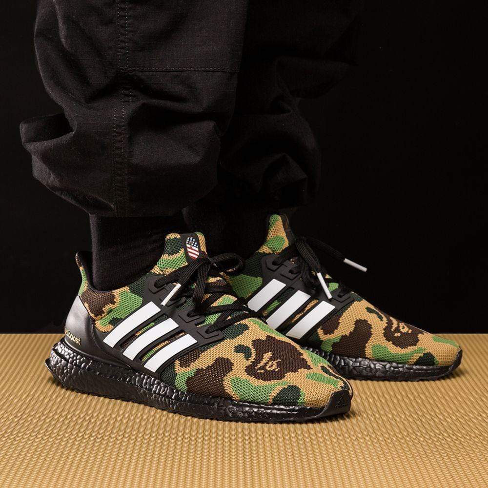 BAPE x adidas Ultra Boost Green Camo - Kick Game