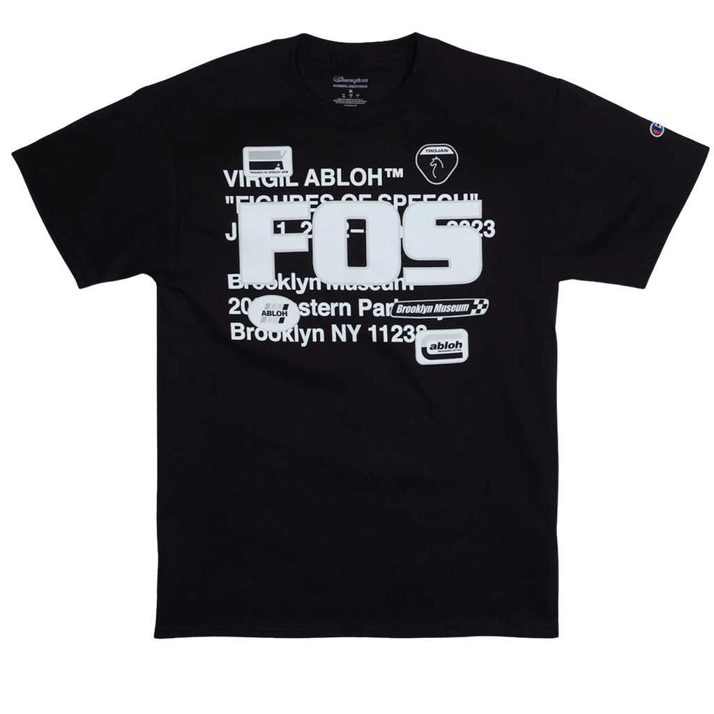 Virgil Abloh FOS BKM Tee 'Black' - Kick Game