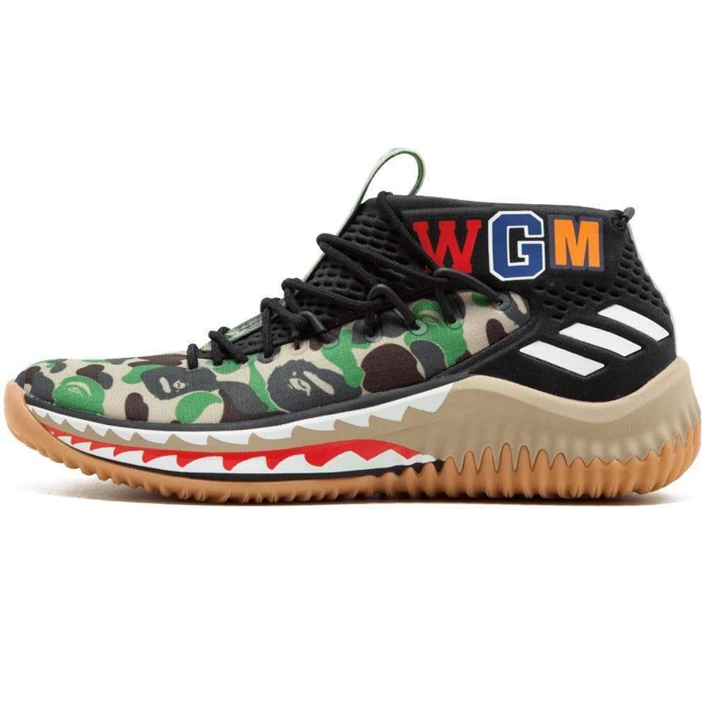 BAPE x adidas Dame 4 "Green Camo" - Kick Game