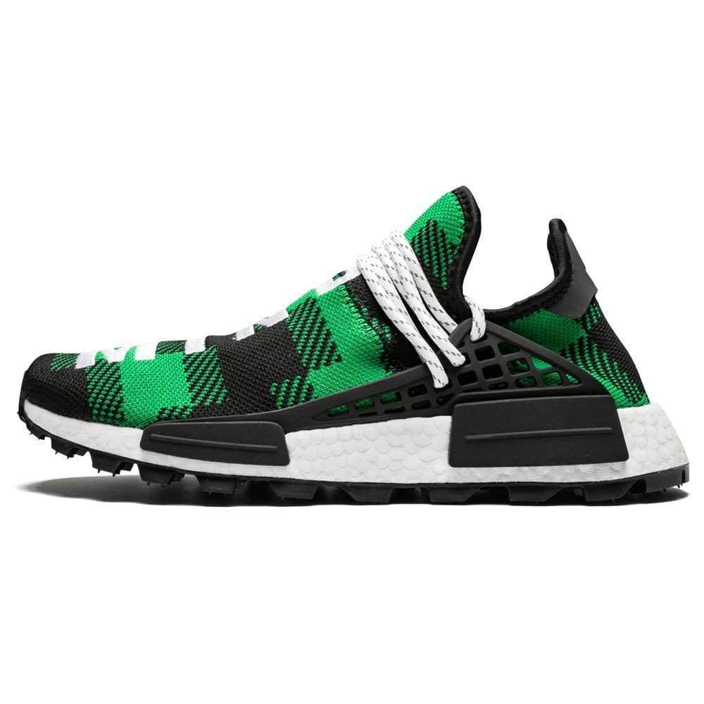Pharrell x Billionaire Boys Club x NMD Human Race Trail 'Green Plaid' - Kick Game