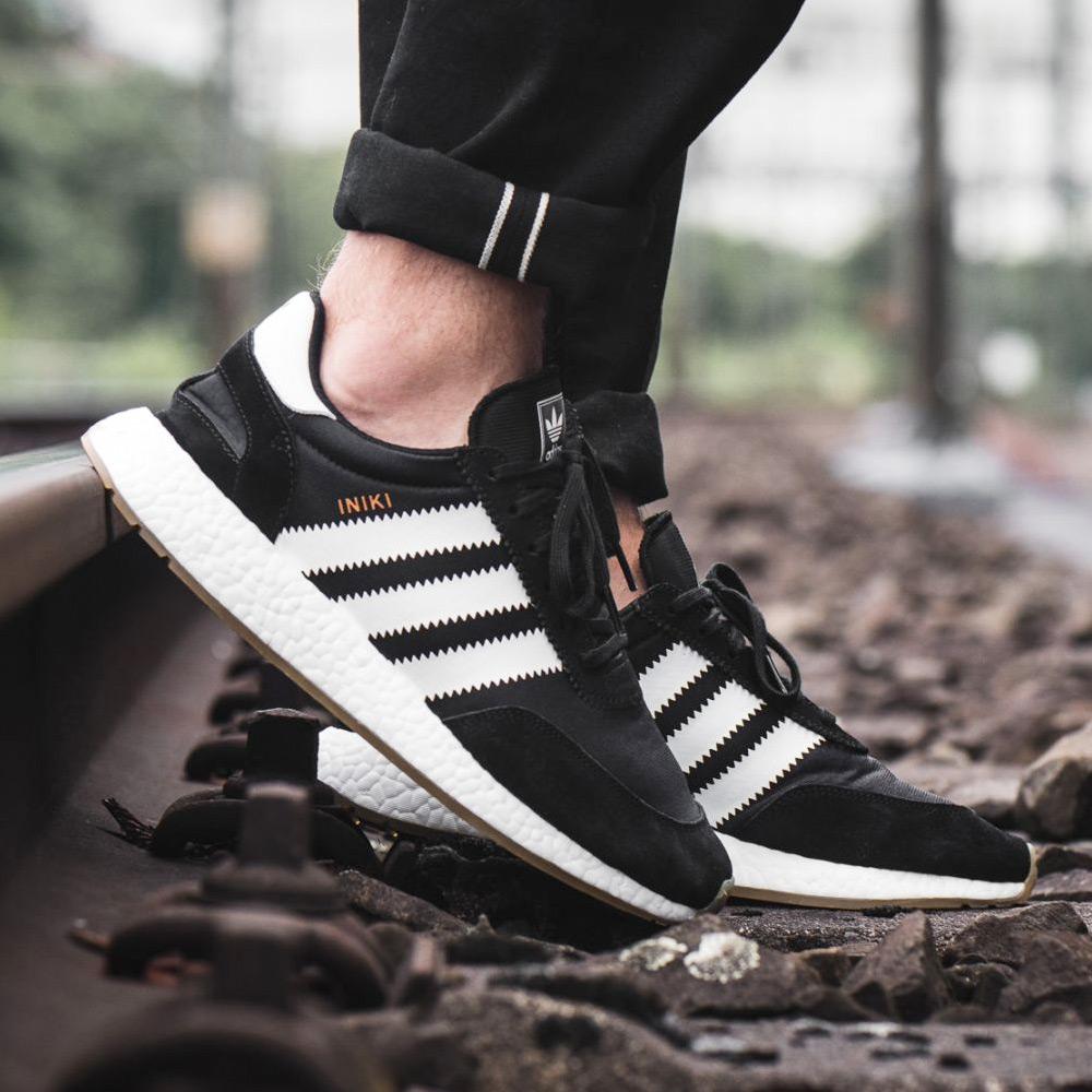 adidas Iniki Runner Core Black-Gum - Kick Game