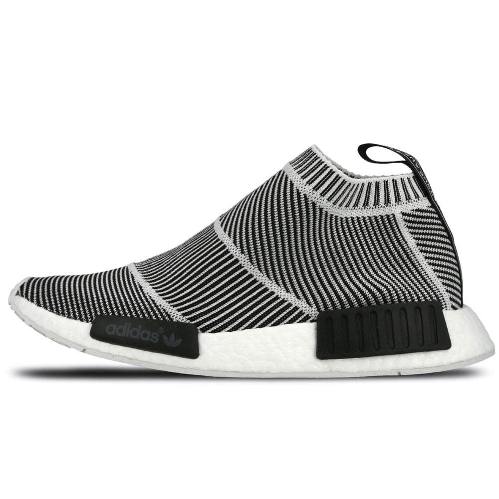 ADIDAS NMD CITY SOCK PRIMEKNIT Core Black & Vintage White - Kick Game