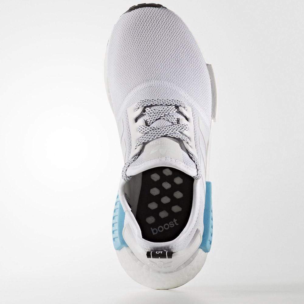 Adidas NMD_R1 Kids White-Bright Cyan - Kick Game