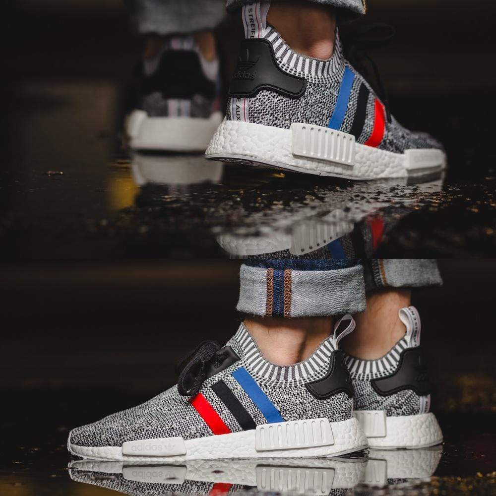 Adidas NMD_R1 Primeknit Tricolor White - Kick Game