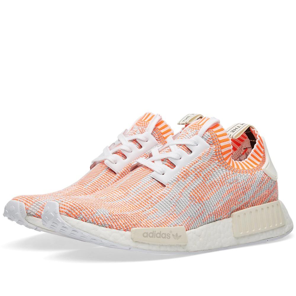 Adidas NMD_R1 Primeknit Camo Pack  Solar Red - Kick Game