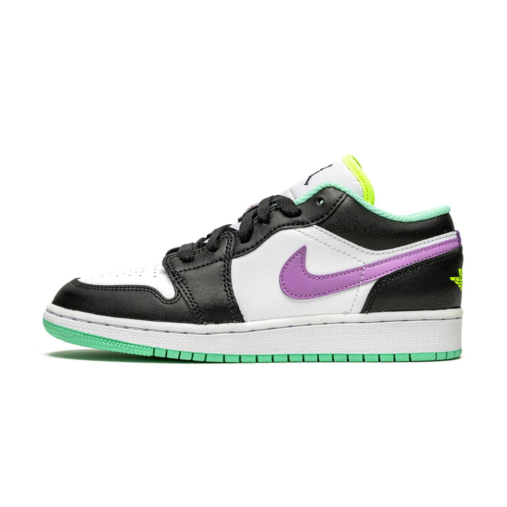 Air Jordan 1 Low GS 'White Violet Shock' - Kick Game