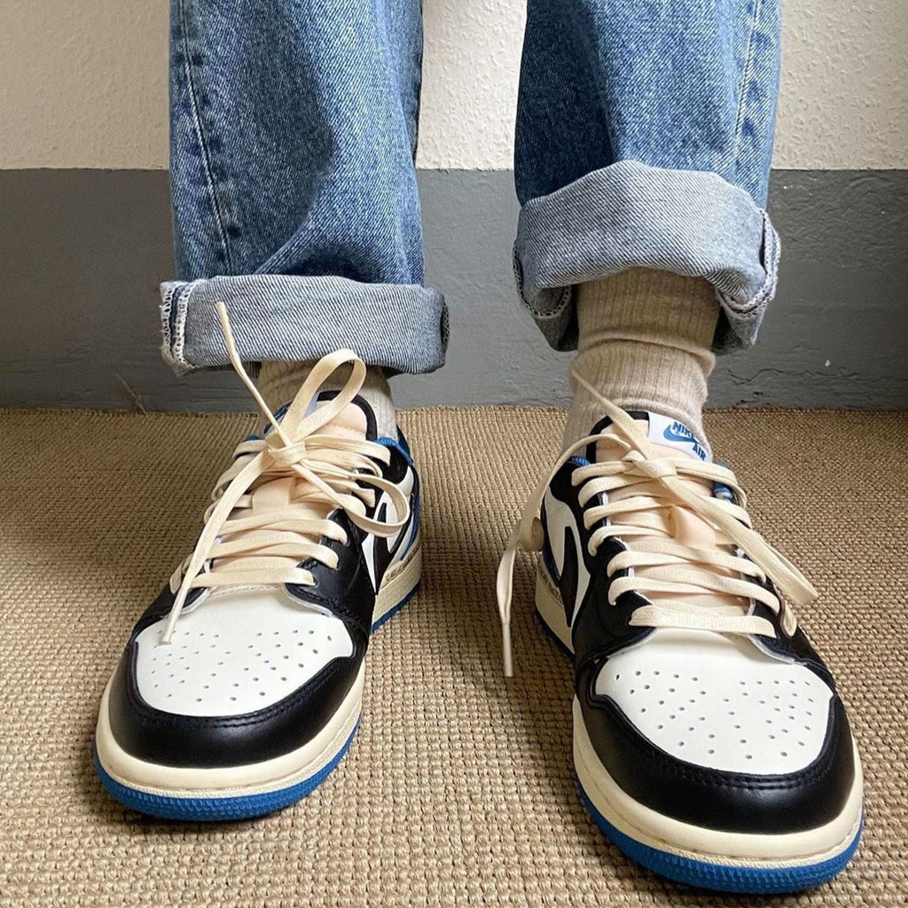 Fragment Design x Travis Scott x Air Jordan 1 Retro Low - Kick Game