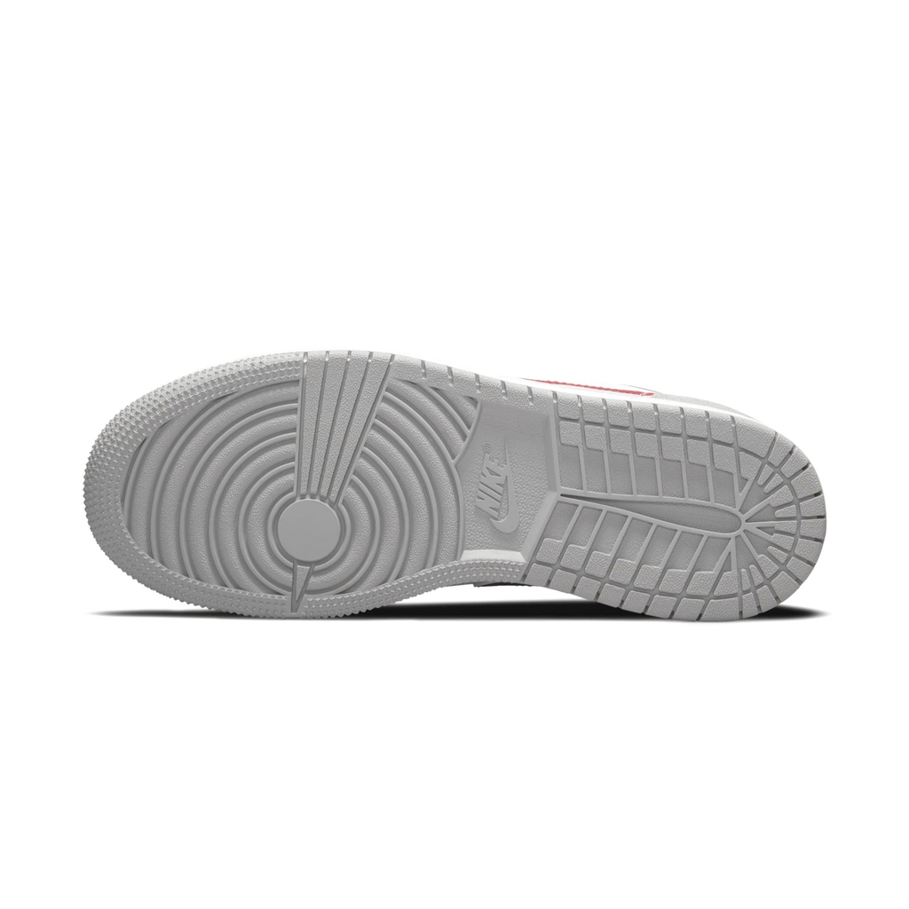 Air Jordan 1 Low SE GS 'Light Smoke Grey Gym Red' - Kick Game